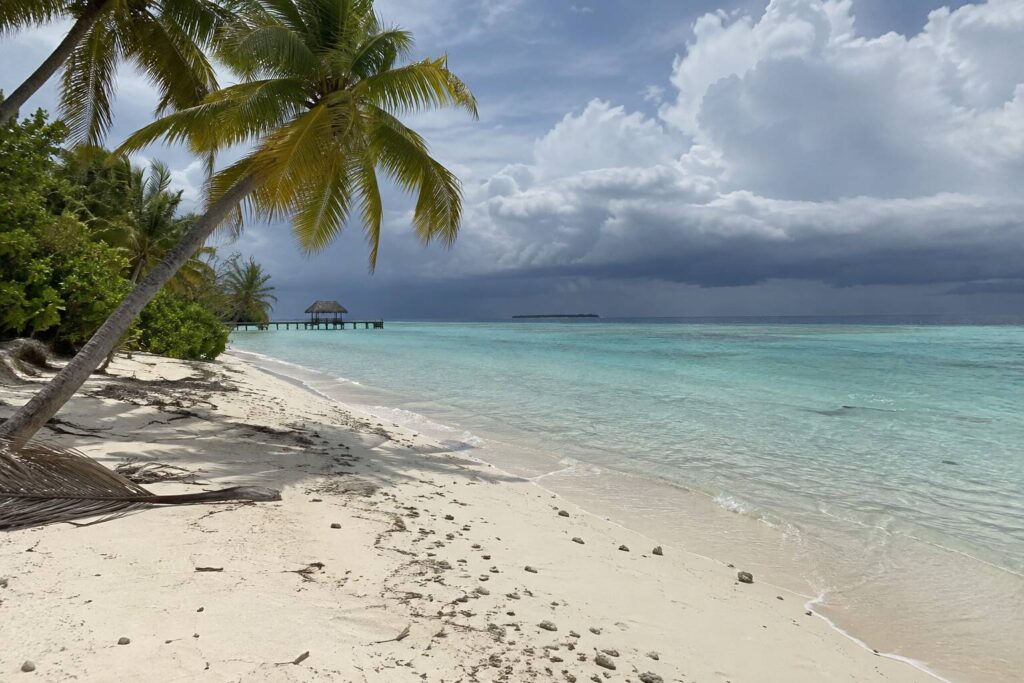 Une plage des maldives