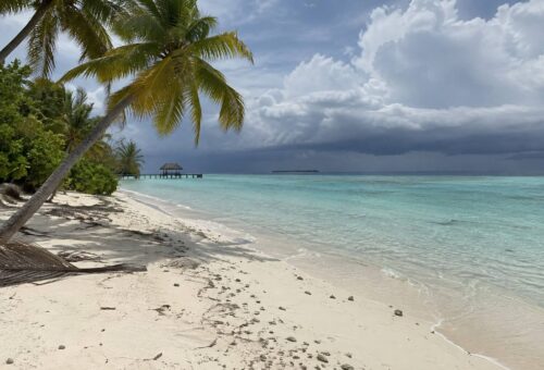 Une plage des maldives
