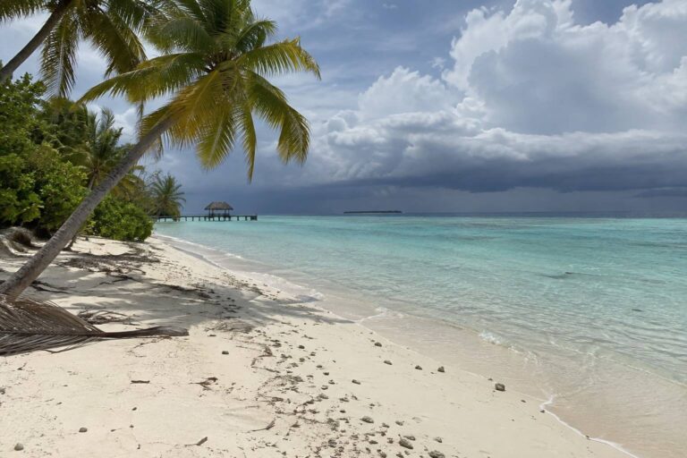 Une plage des maldives